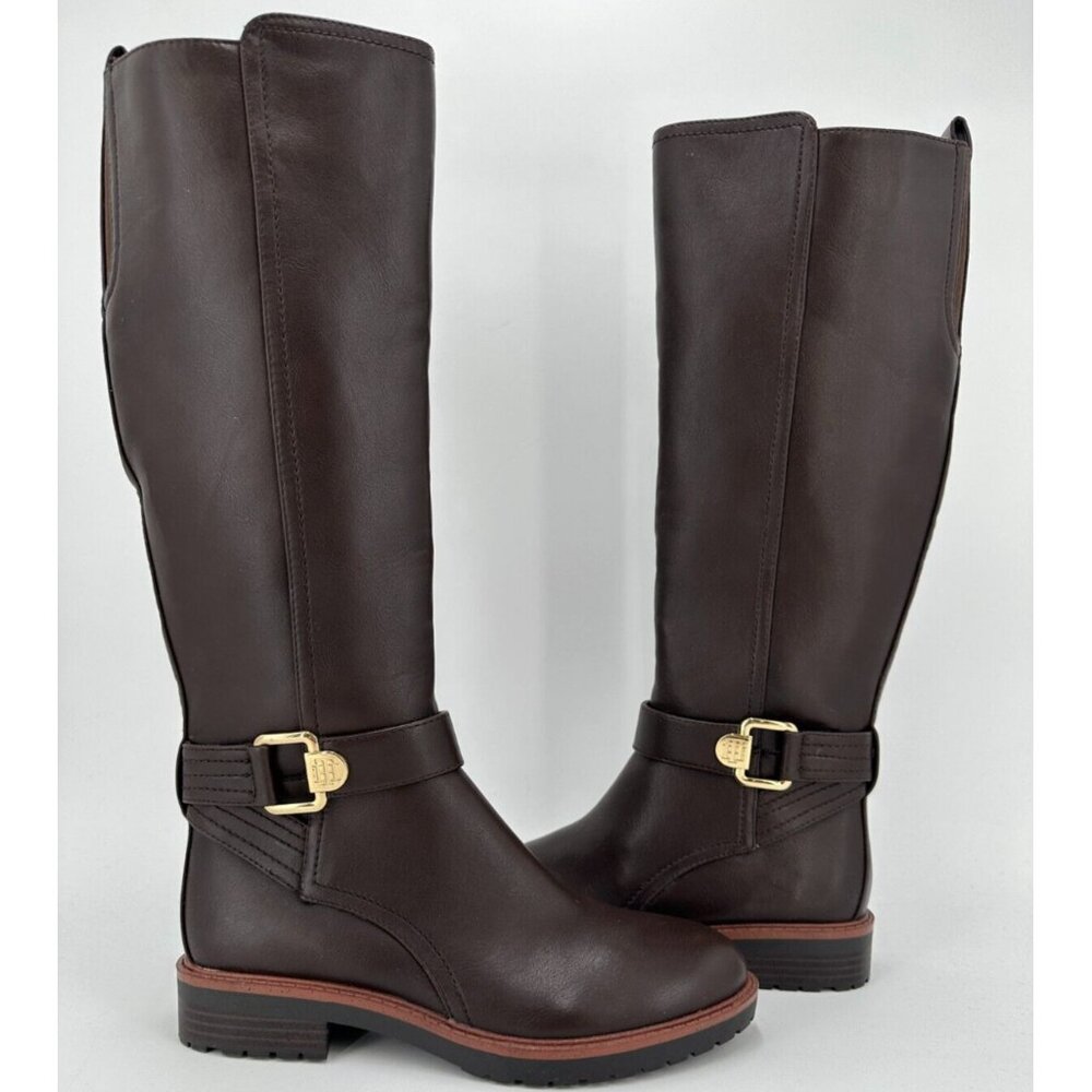 Tommy Hilfiger Women's Equestrian Riding Boots size 6 in Chocolate Brown
